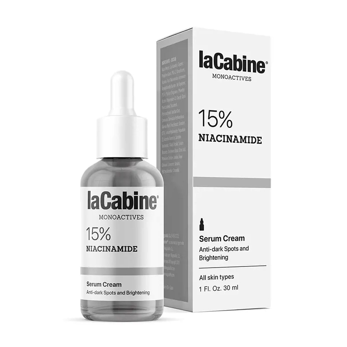 Lacabine Niacinamide 15% Serum Cream 30ml pore refining skin tone balancing care Health Boutique
