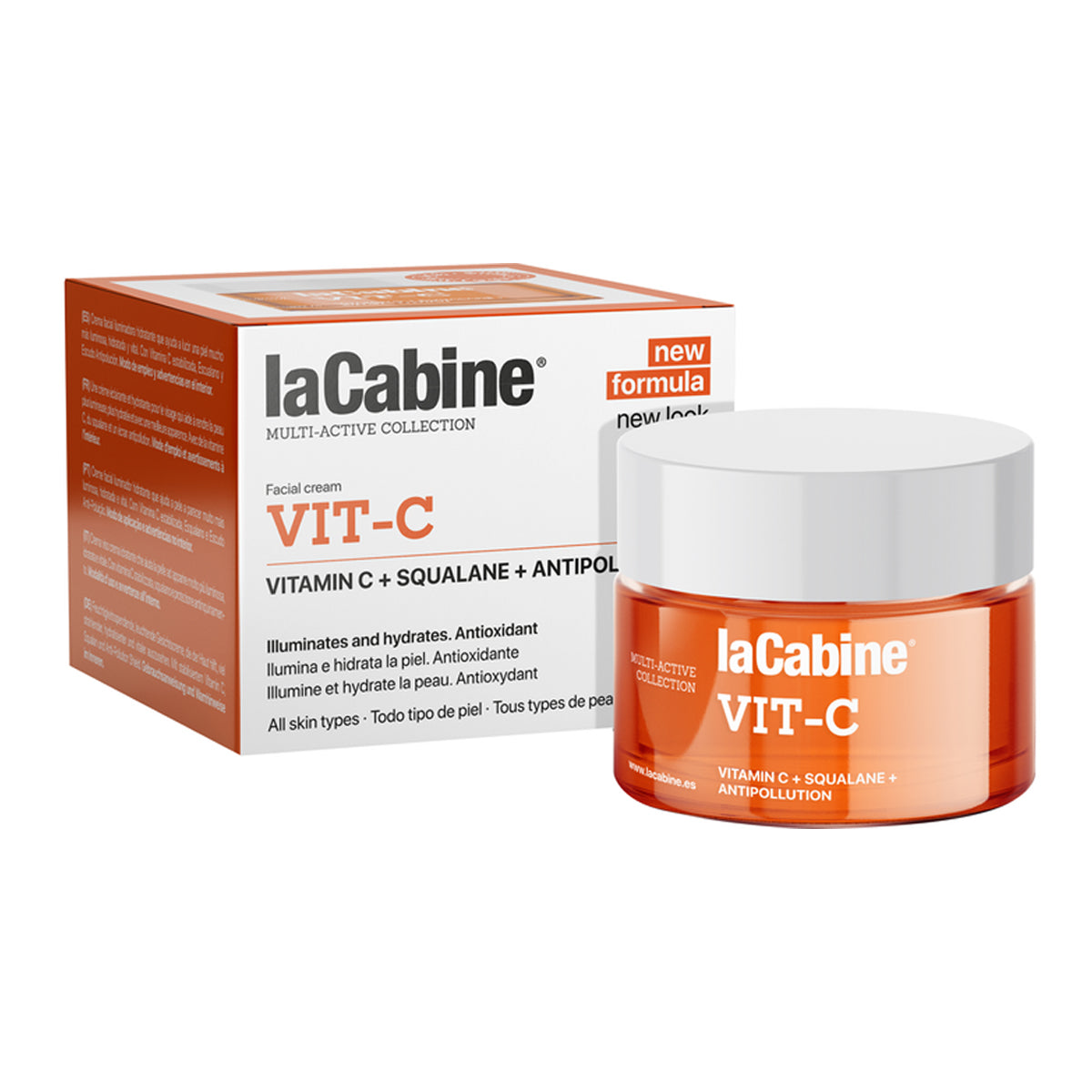 Lacabine Vit-C Cream 50ml brightening vitamin C hydration radiant skin care Health Boutique