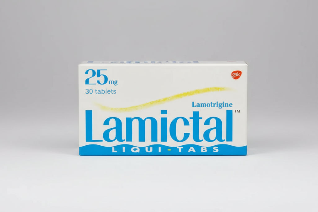 Lamictal Liquitabs 25 mg 30 dispersible tablets lamotrigine epilepsy bipolar medication