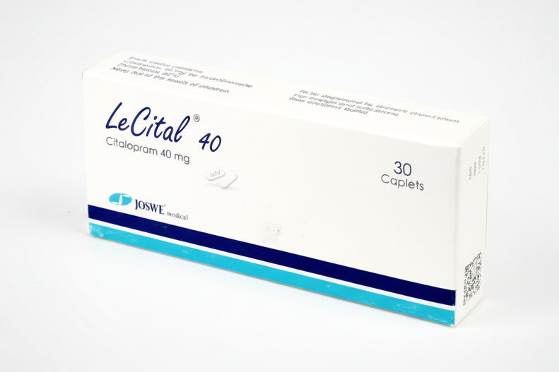 أقراص ليسيتال® 40 ملغ (30 قرصًا) – علاج مضاد للاكتئاب سيتالوبرام أقراص ليسيتال® 40 ملغ (30 قرصًا) – علاج مضاد للاكتئاب سيتالوبرام