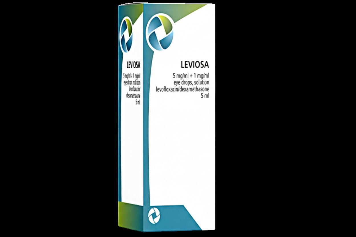 Leviosa® Eye Drops 5 Mg/Ml + 1 Mg/Ml (5 Ml) – Antibiotic & Anti-Inflammatory Eye Drops