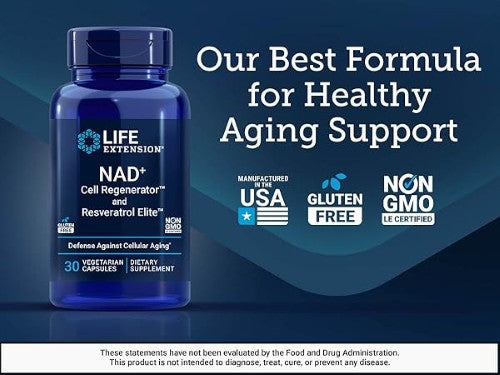 Life Extension NAD+ Cell Regenerator and Resveratrol Elite Jordan – advanced anti-aging and cellular energy supplements for Jordan, GCC, and Levant.