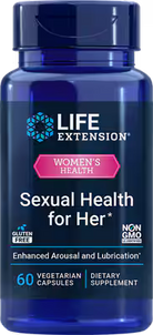 Life Extension Sexual Health for Her – 30 vegetarian capsules – female libido and hormone support supplement. | health boutique