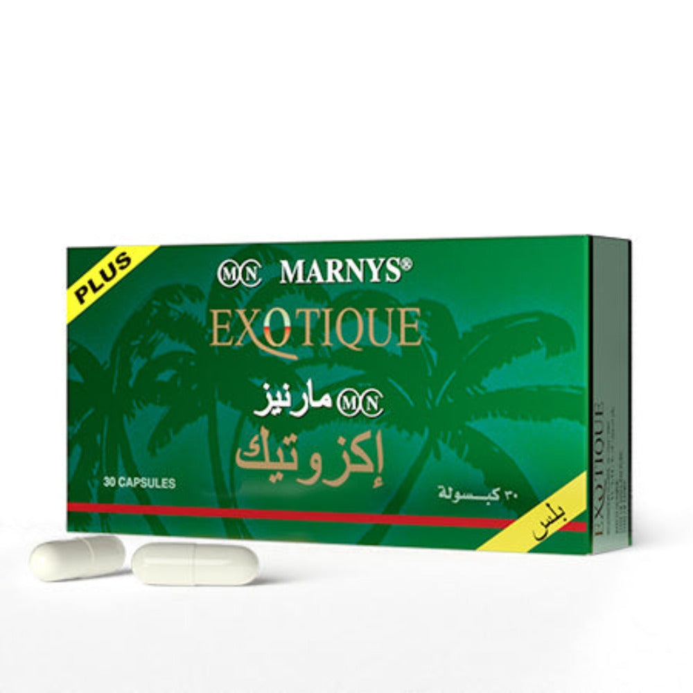 Marnys Exotique Plus 30 capsules natural energy and vitality supplement -Health Boutique Jordan