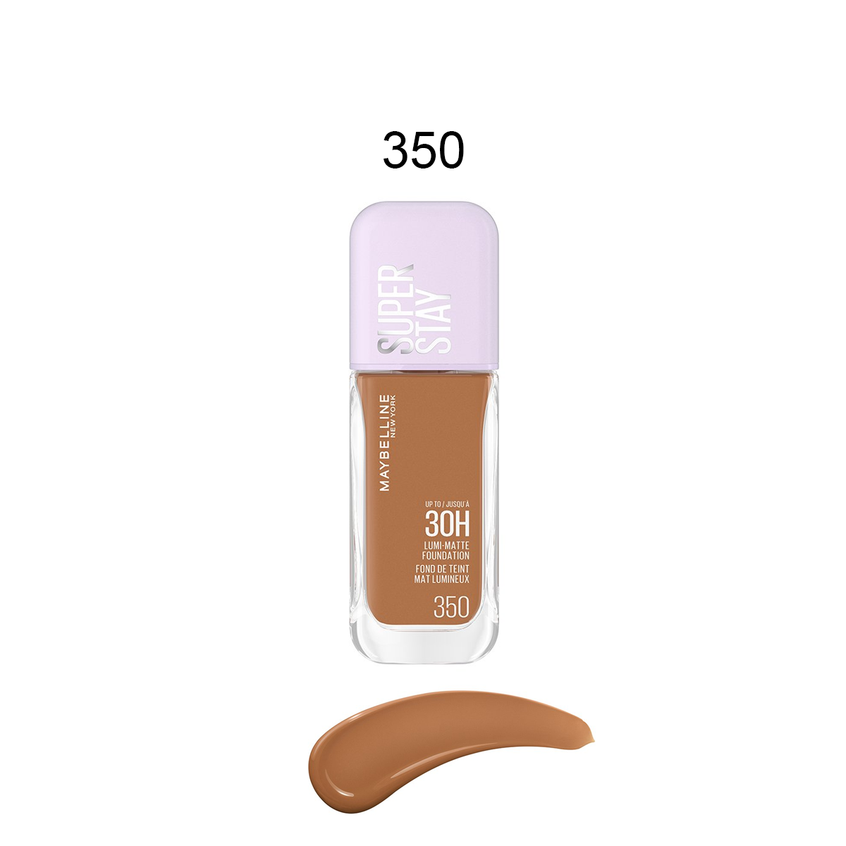 Maybelline Super Stay Lumi-Matte Foundation 350 bottle – long-wear 30HR matte finish health boutiq jordan