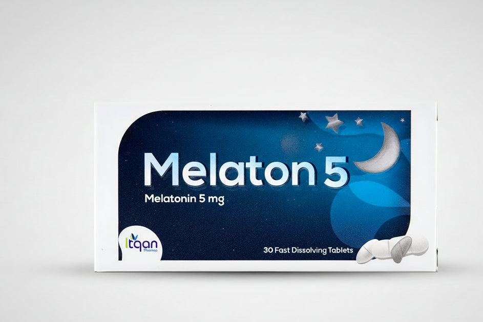 Melaton 5 mg melatonin tablets 30 for sleep support and circadian rhythm balance