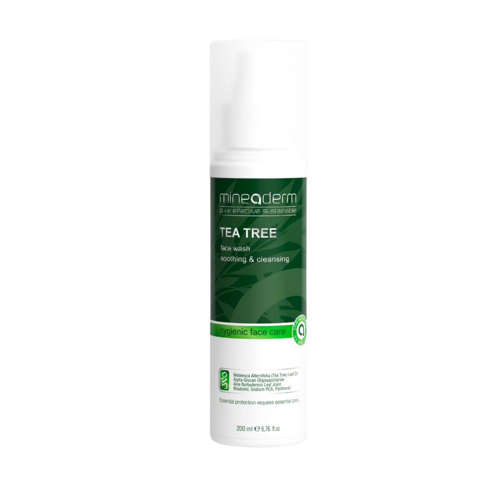 Mineaderm Tea Tree Oil Soothing Deep Cleansing Face Wash for Acne-Prone Skin Health Boutique