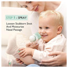 Momcozy 2-in-1 Electric Nasal Aspirator for Babies and Toddlers with Adjustable Suction Levels and LED Light