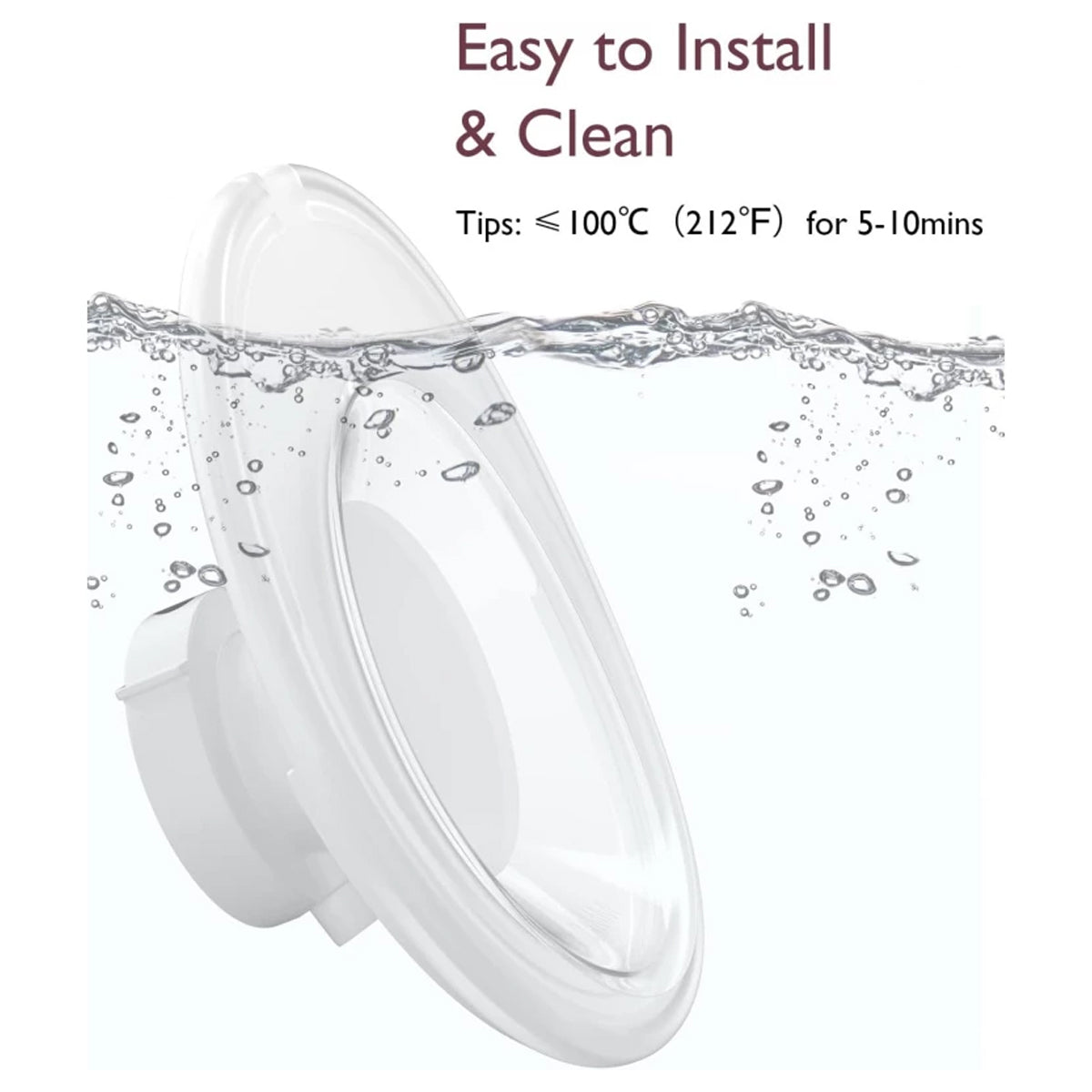 Momcozy 27mm Replacement Flange for M5 Wearable Breast Pump - Comfortable Fit and Efficient Suction