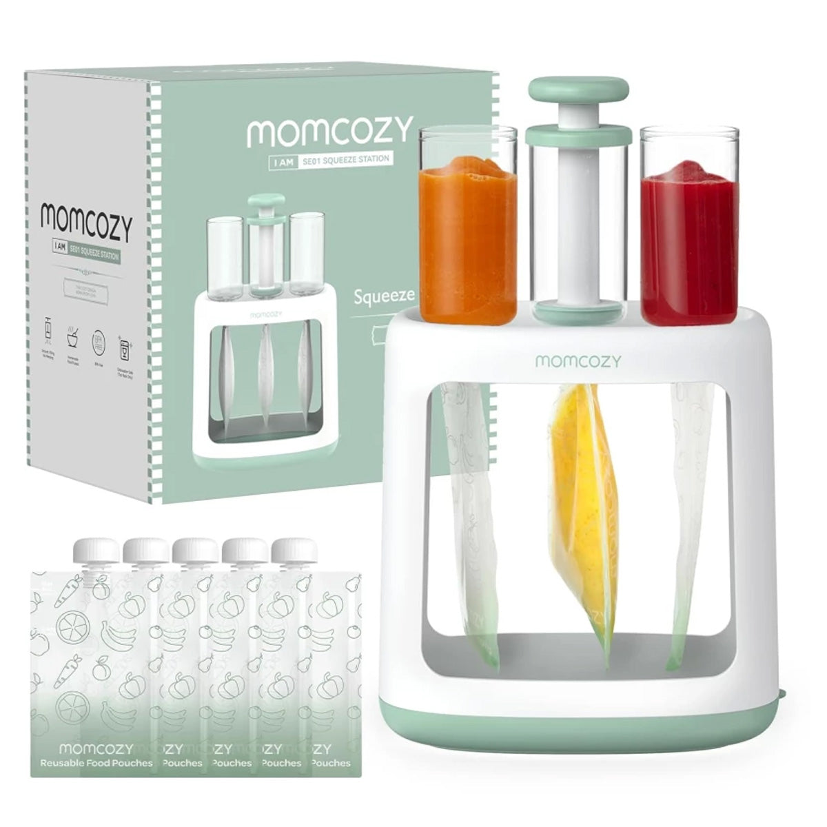 Momcozy All-in-One Baby Food Maker and Steamer for Puree and Storage