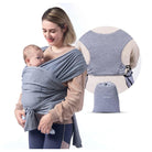 Momcozy Adjustable Baby Wrap Carrier - Breathable Cotton Sling for Newborns and Infants