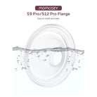 Momcozy S9 Pro/S12 Pro Breast Pump Replacement Flange 27mm - Comfortable Silicone Accessory Set