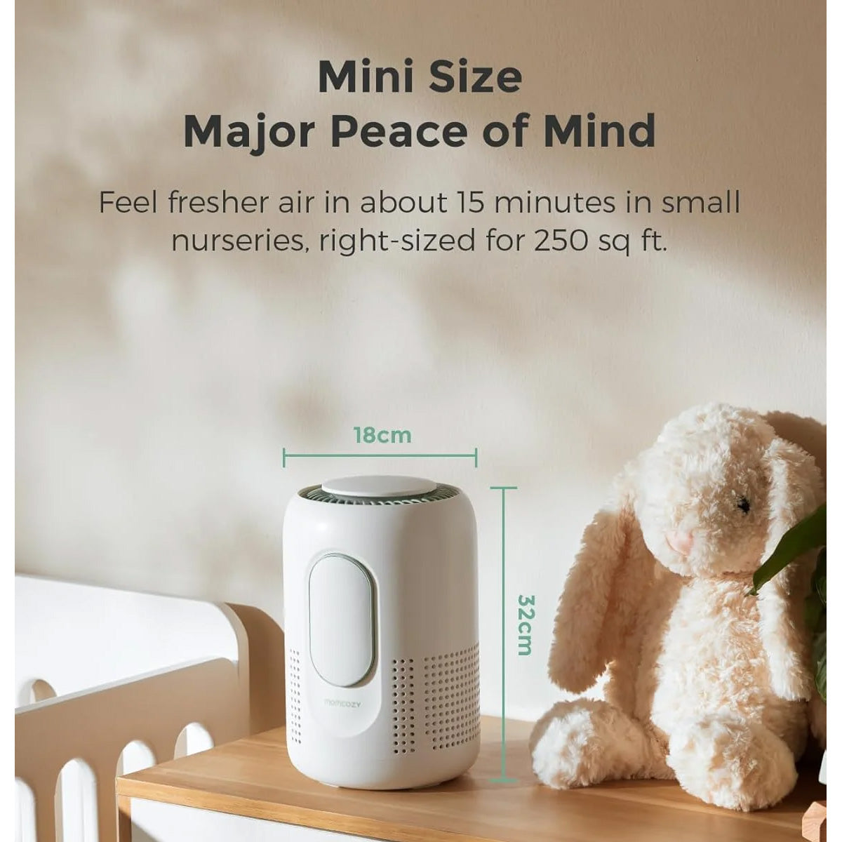 Momcozy CozyBreath Portable HEPA Air Purifier for Nursery and Baby Room