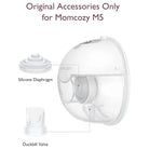 Momcozy M5 Breast Pump Replacement Diaphragm and Valve with Flange Insert Set