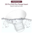 Momcozy S9-S12 Pro Breast Pump Flange Insert - 15MM Replacement Accessory Set for Comfortable Pumping