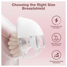 Momcozy 19mm Flange Insert for M9 Breast Pump - Soft Silicone Accessory