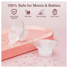 Momcozy 19mm Flange Insert for M9 Breast Pump - Soft Silicone Accessory
