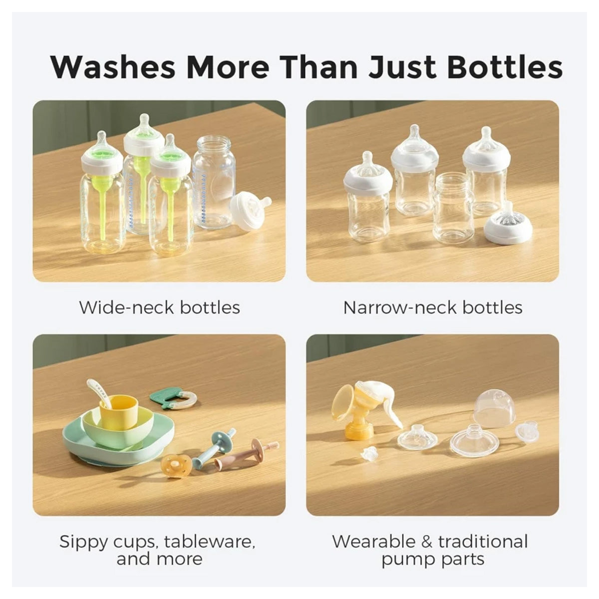 Momcozy KleanPal Pro Automatic Baby Bottle Washer and Sterilizer System