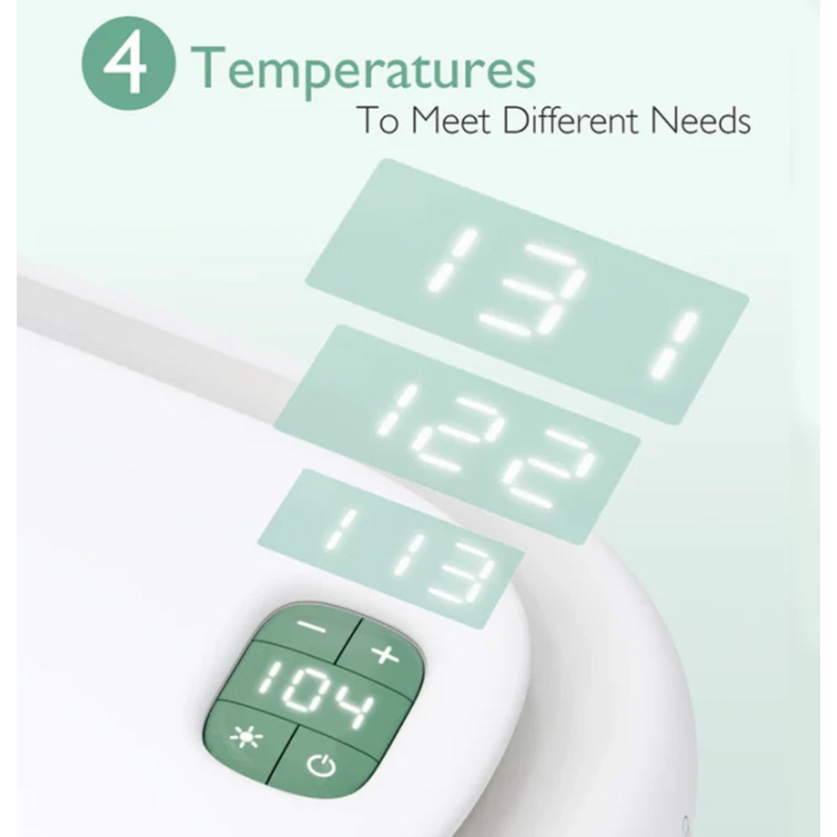 Momcozy Large Capacity Baby Wipe Warmer with Constant Temperature Control - White
