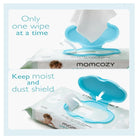 Momcozy Premium 99% Water-Based Baby Wipes for Sensitive Skin - 60 Count Single Pack