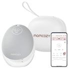 Momcozy M9 Hands-Free Wearable Breast Pump with Mobile App Control - Grey Edition