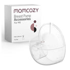 Momcozy M5 Hands-Free Breast Pump Milk Collection Container Set - 2 Pack Leak-Proof Silicone Inserts
