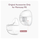 Momcozy M5 Hands-Free Breast Pump Milk Collection Container Set - 2 Pack Leak-Proof Silicone Inserts