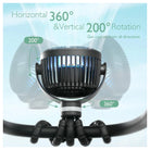 Momcozy Portable Rechargeable Stroller Fan with Flexible Tripod and 3 Speeds