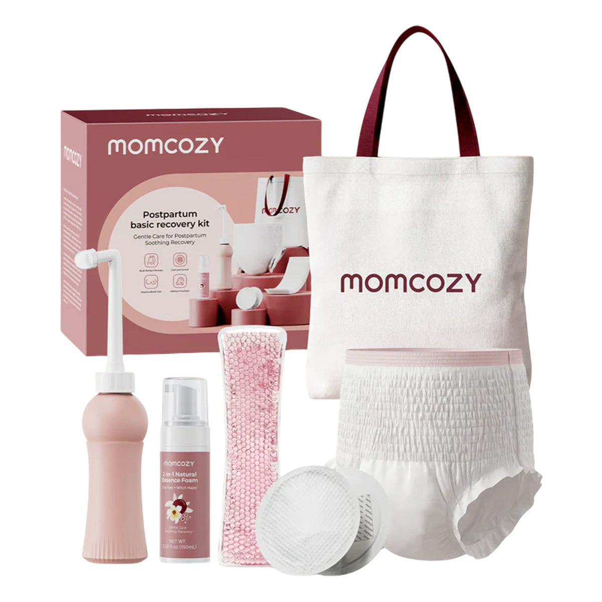 Momcozy Postpartum Recovery Essentials Kit – Basic Care and Comfort Set for New Mothers