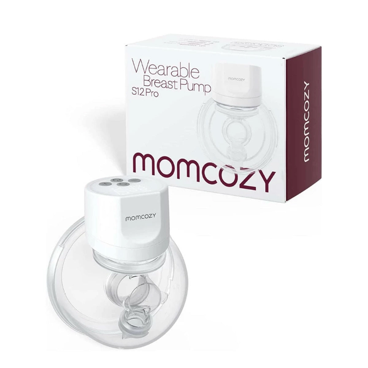Momcozy S12 Pro Hands-Free Wearable Breast Pump with Double-Sealed Flange and 9 Suction Levels