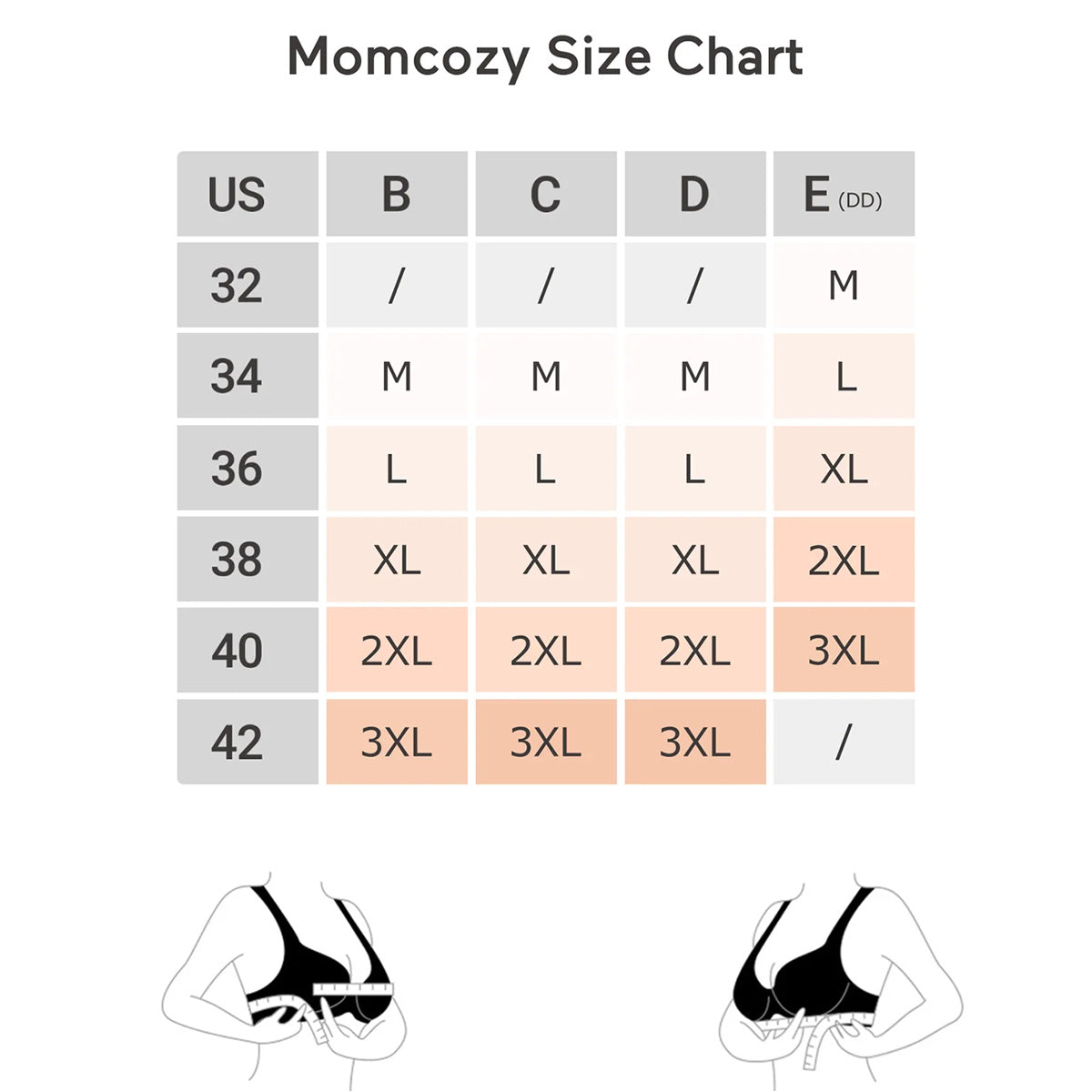 Momcozy Seamless Floral Nursing Bra with Jelly Strip Support - Beige & Oyster Pink