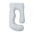 Momcozy U-Shaped Pregnancy Pillow with Breathable Cooling Fabric Cover for Full Body Support and Maternity Comfort