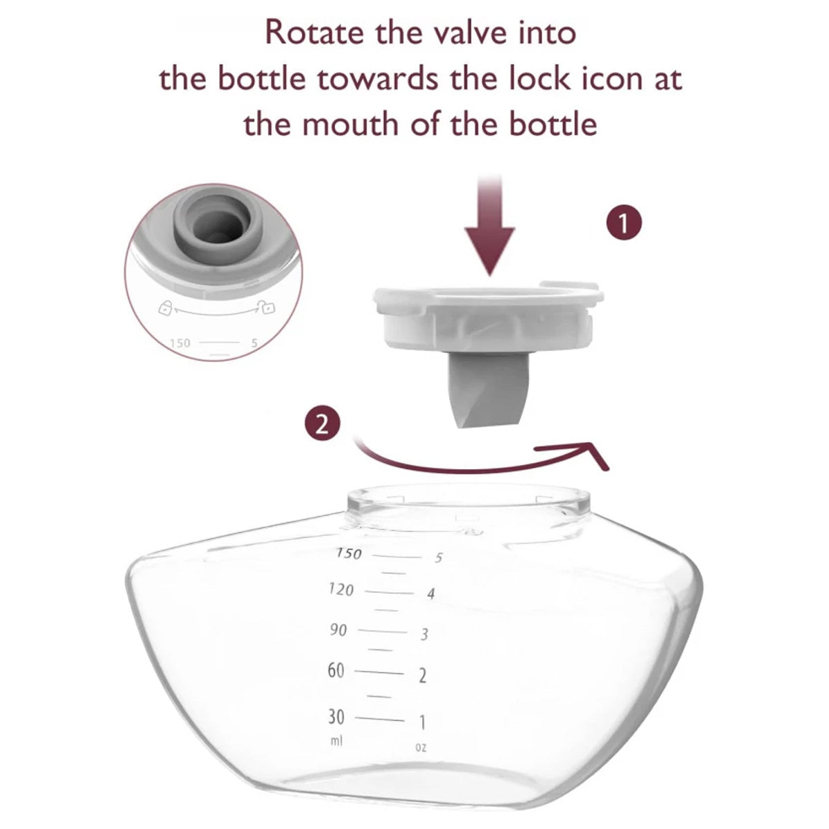 Momcozy Replacement Silicone Duckbill Valve for M9X2 Breast Pump