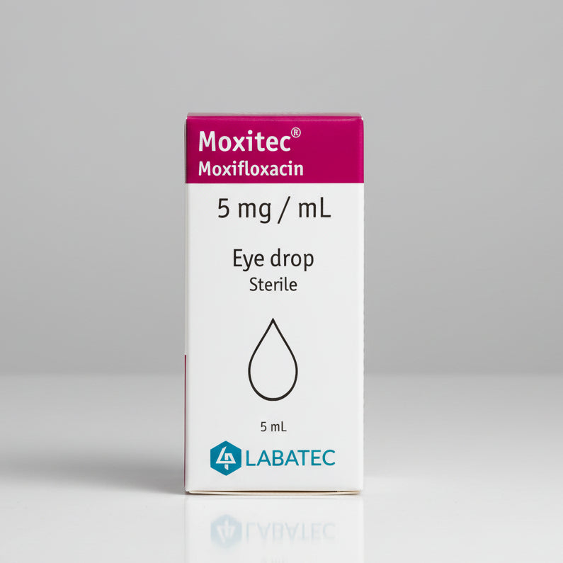 قطرات موكسيتك® للعين 5 ملغ/مل (0.5%) 5 مل - مضاد حيوي للعين موكسيفلوكساسين