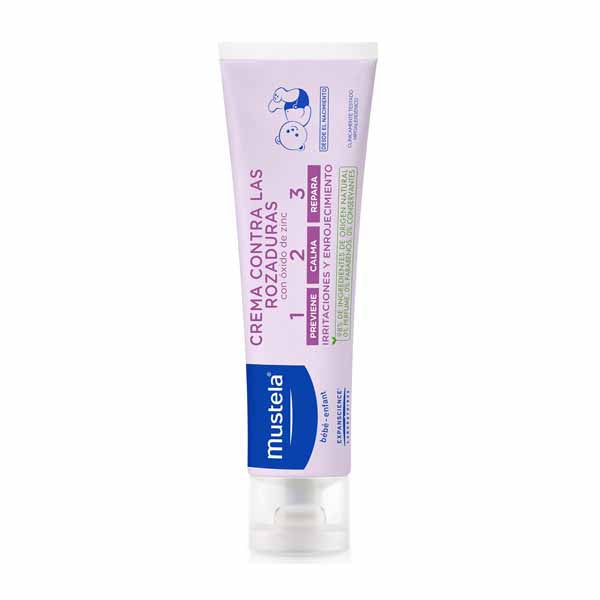 Mustela Baby 1-2-3 Vitamin Barrier Cream for Diaper Rash Relief - 100ml Tube