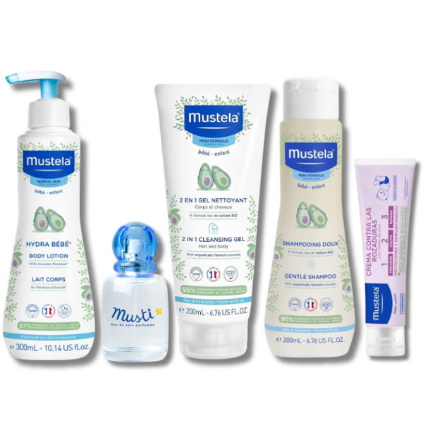 Mustela My Baby Essential Skincare Gift Set for Newborns and Infants