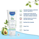 Mustela 2 In 1 Gentle Cleansing Gel Avocado Extract Baby Hair And Body Wash 200ml Health Boutique