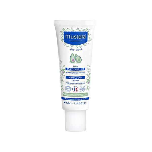 Mustela Baby Cradle Cap Cream Avocado Perseose Borage Oil Newborn Scalp Care 40ml Health Boutique