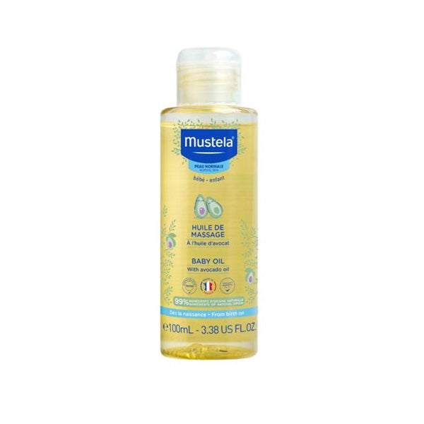 Mustela Baby Massage Oil Avocado Oil Sunflower Seed Oil Pomegranate Seed Oil Vitamin E 100ml Health Boutique
