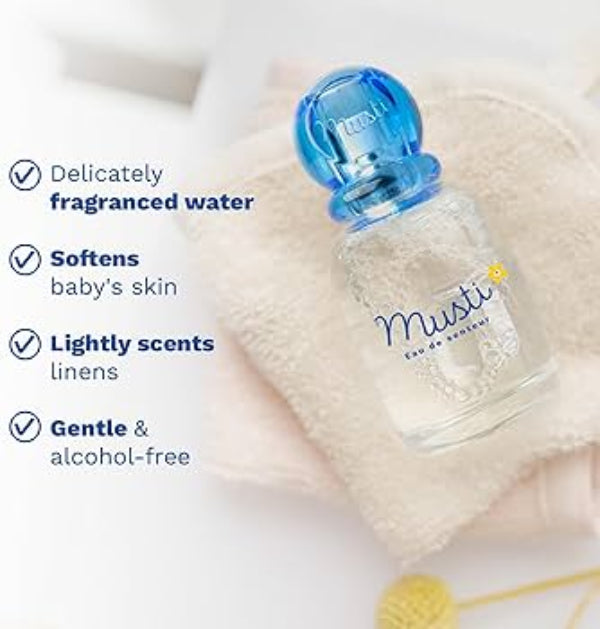 Mustela Musti Eau De Soin Baby Fragrance Spray Alcohol Free Chamomile Honey Extract 50ml Health Boutique