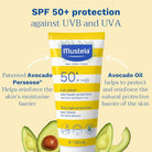 Mustela Very High Protection Sun Lotion SPF50 Plus UVA UVB Protection Babies Children 40ml Complimentary Sun Bag Health Boutique
