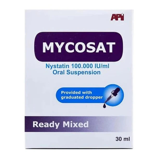 Mycosat® 100000 IU/ML (30ML) – Nystatin Antifungal Oral Suspension