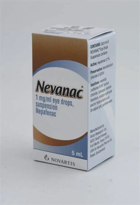 Nevanac eye drops nepafenac ophthalmic suspension for post-cataract inflammation