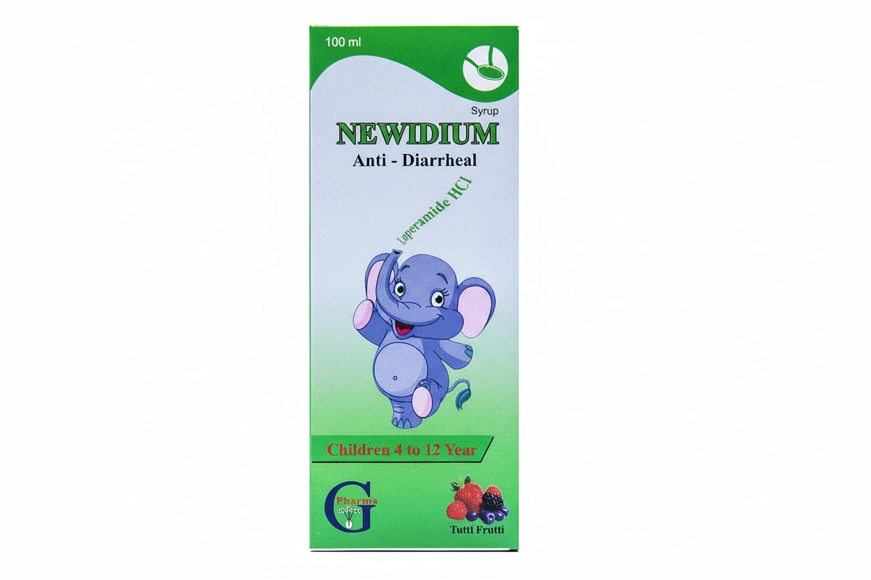 Newidium® Syrup (100ml) – Loperamide Anti-Diarrhea