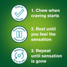 Nicorette Fresh Mint 2mg nicotine gum stop smoking aid 30 pieces-health boutique Jordan