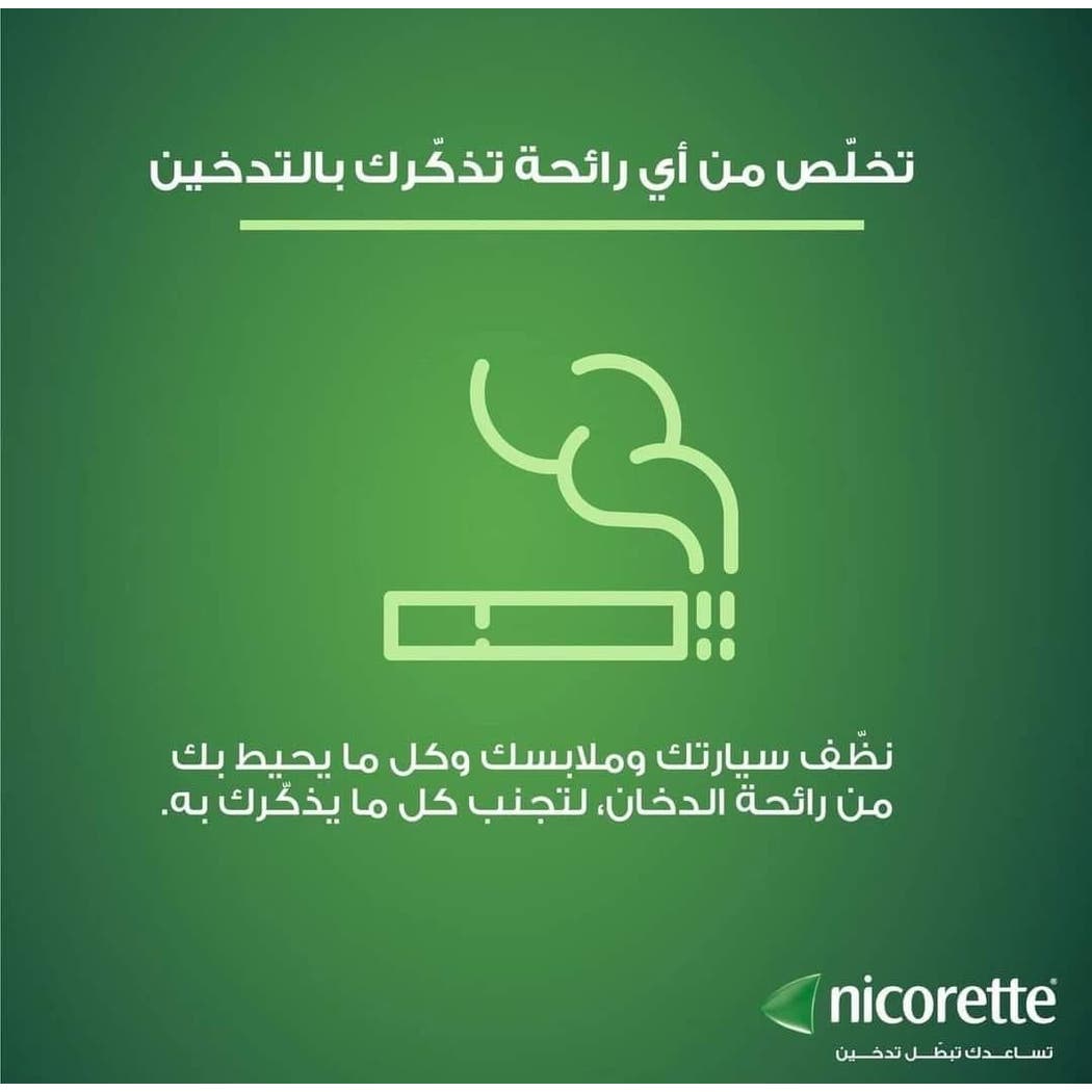 Nicorette Fresh Mint 2mg nicotine gum stop smoking aid 30 pieces-health boutique Jordan