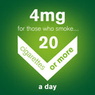 Nicorette Fresh Mint 4mg nicotine gum stop smoking aid 30 pack -health boutique jordan