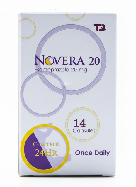 كبسولات Novera® 20mg – علاج ارتجاع الحمض إيزوميبرازول كبسولات Novera® 20mg – علاج ارتجاع الحمض إيزوميبرازول