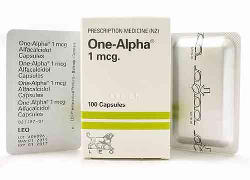 One Alpha 0.5 mcg alfacalcidol capsules 30