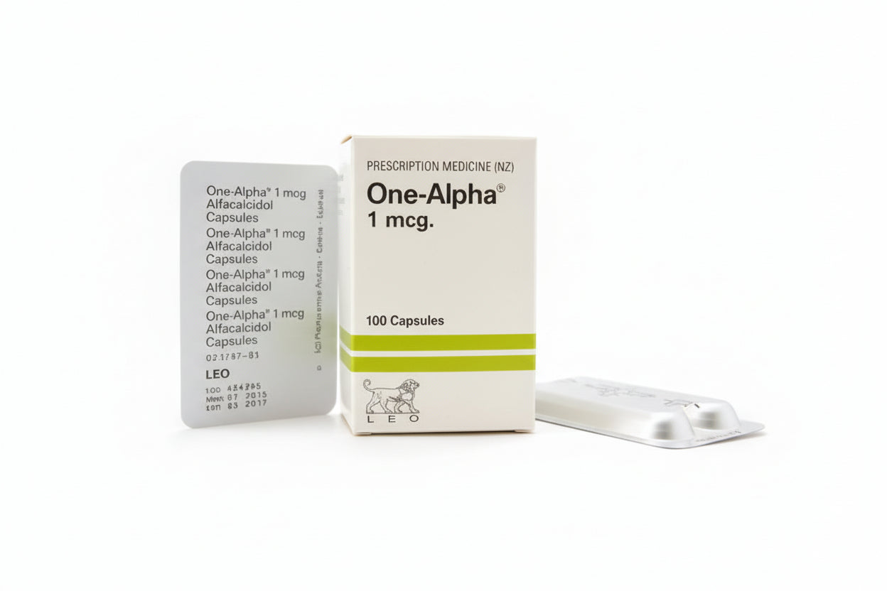 One Alpha 1 mcg alfacalcidol vitamin D analogue capsules 100